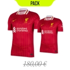 Pack Maillot Liverpool  domicile 24/25 Adulte + Junior