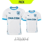 Pack Maillot OM domicile 24/25 Adulte + Junior