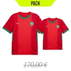 Pack Maillot Maroc domicile 24/25 Adulte + Junior