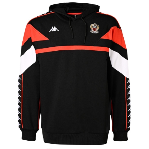 OGC Nice Player Travel Hoodie 2025/2026 Black