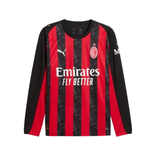 AC Milan Home Long Sleeves Jersey 2025/2026