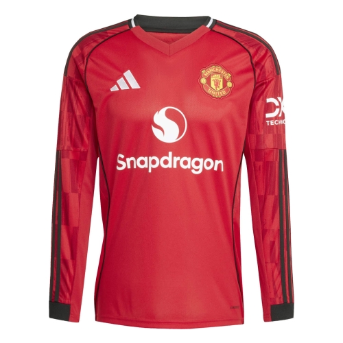 Manchester United Long Sleeves Home Jersey 2025/2026