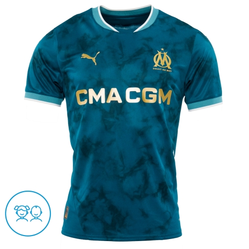 Maillot OM Extérieur 24/25 Junior