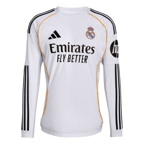 Real Madrid Long Sleeves Home Jersey 2025/2026