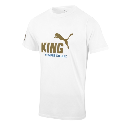 T-Shirt King Blanc OM