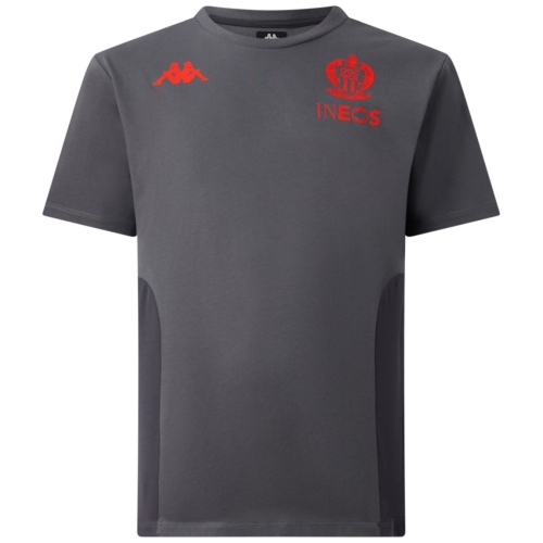 OGC Nice Staff Travel T-Shirt 2025/2026 Kids Grey