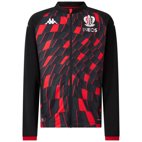 OGC Nice Kids Home Pre-Match Player Jacket Black
