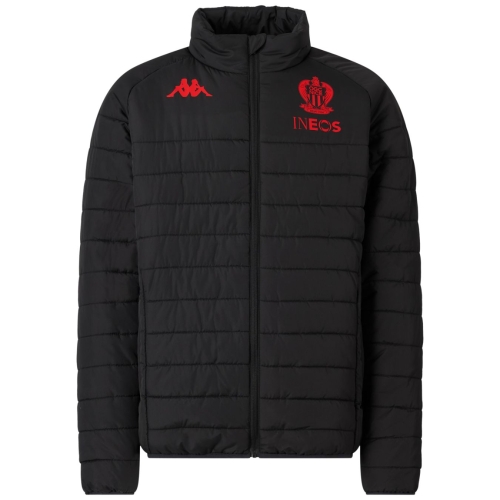 OGC Nice 2025/2026 Black Staff Zip-Up Jacket